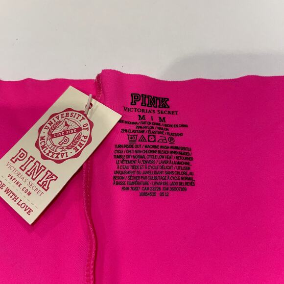 Victoria's Secret PINK Panties Womens Medium Pink Yoga Seamless Thong Hipster - Picture 4 of 5
